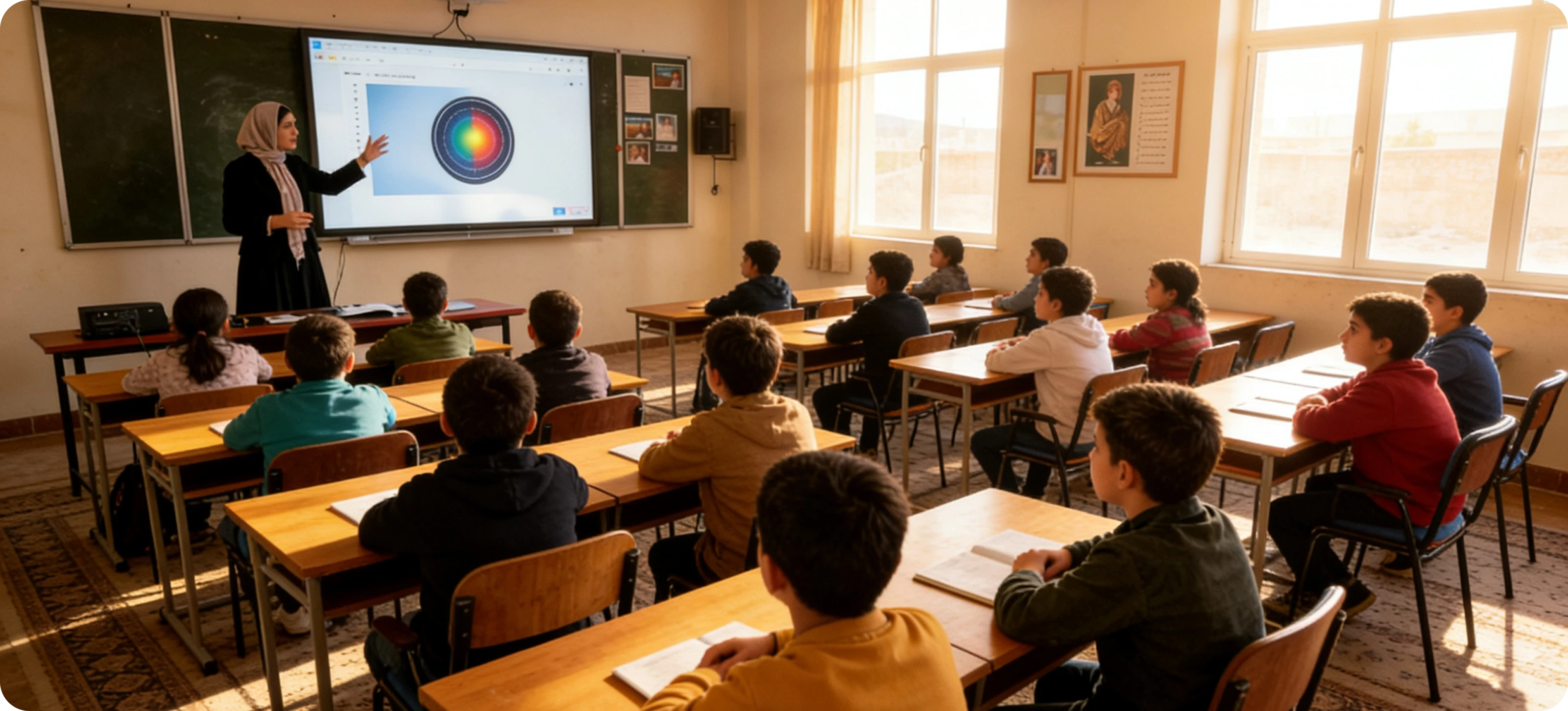 Digital learning deployment in an Afghan school demonstrating continuity and durability